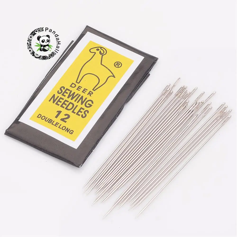 

10Bags Iron Long Beading Needle for Jewelry Threading Cord Tool Bracelet Necklace Making