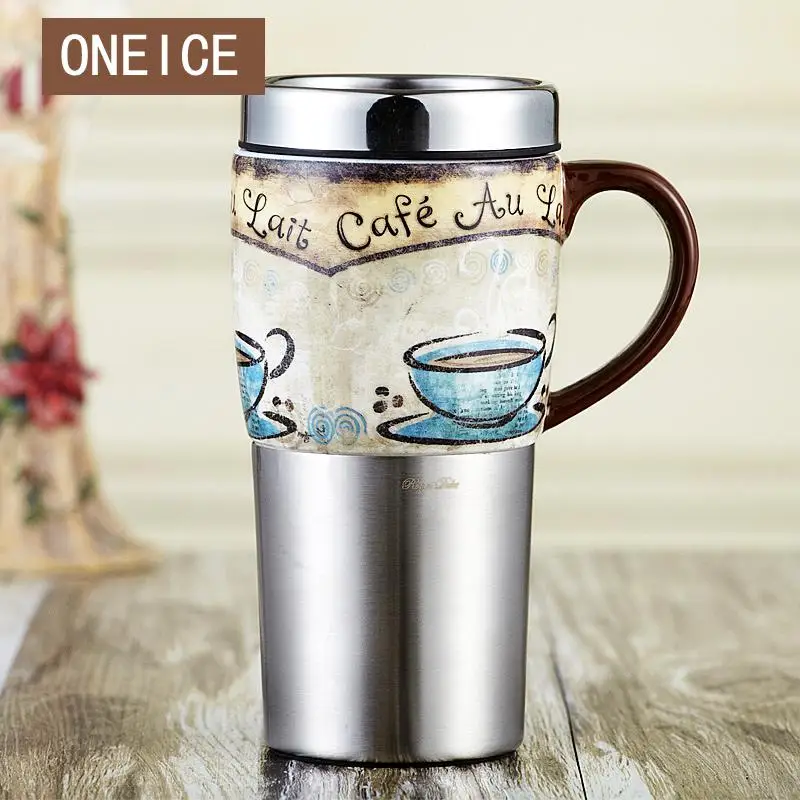 Buy Creative Mugs Cups Covers Coffee Stainless Steel