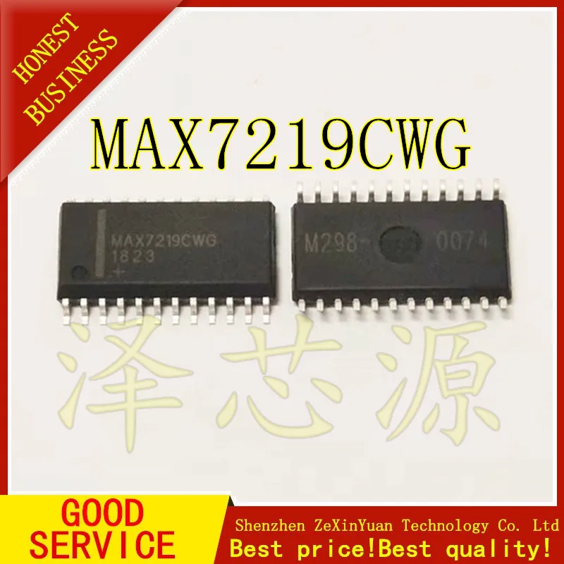 30 шт./лот MAX7219CWG MAX7219EWG MAX7219 SOP24 SOP SMD|Аксессуары для батарей и ЗУ| |