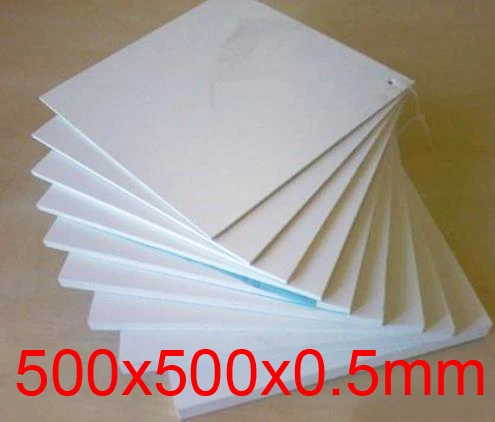 500mm length 500mm width 0.5mm thickness Teflon plate
