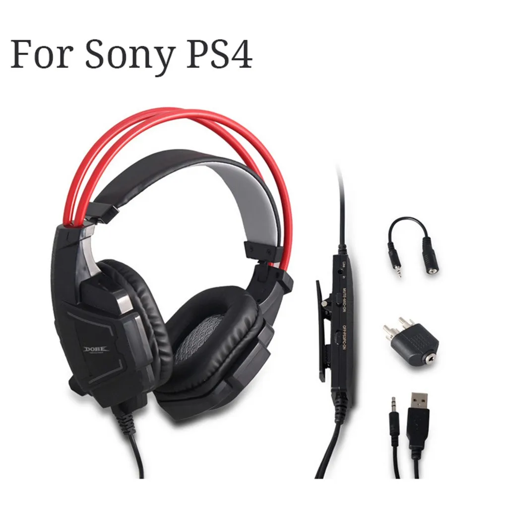 New head-mounted Wired Headset For PS4/Slim/Pro/PS3/PC all-in-one Remote Gaming | Электроника