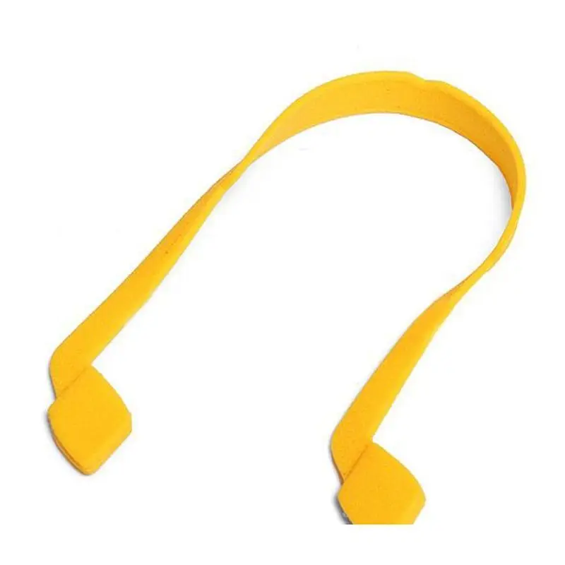 Спортивный Магнитный силиконовый ремешок для очков, защитный ремешок для очков, фиксатор для солнцезащитных очков, держатель шнура - Цвет: Цвет: желтый