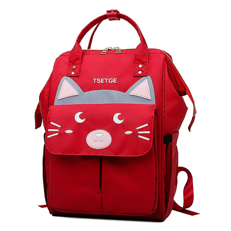 TSETGE детские сумки для мамы мода Мумия сумка новое поступление светоотражающий дизайн сумка для детской сменной одежды сумка материнская mujer - Цвет: Red B