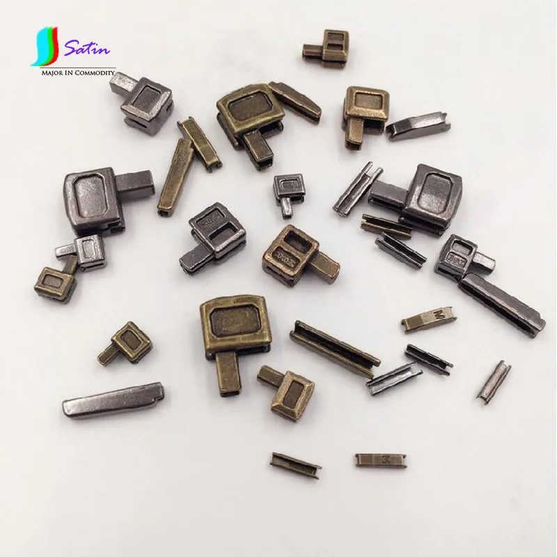Gun Black/bronze One Way Open end Metal Zipper Repair Material,Zipper