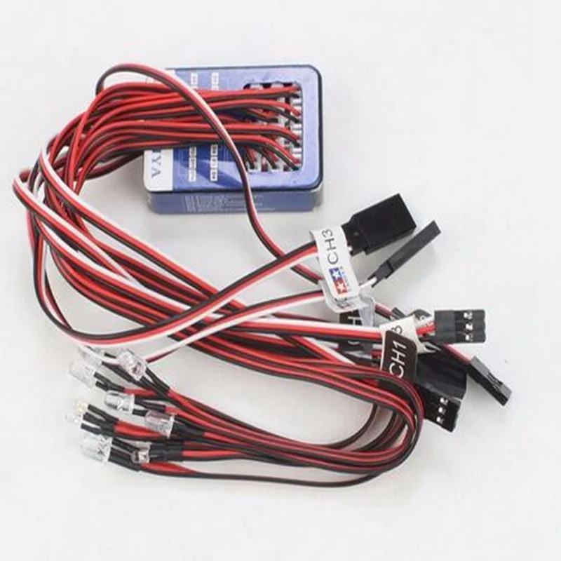 New Arrival TAMIYA 12 LED Simulation Lights Smart System Flash For RC 1 10 Scale Models