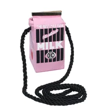 Nette Frauen Tasche Milch Cartoon Leinwand Mode Crossbody Taschen Für frauen Handtaschen Beiläufige Reizende Umhängetaschen Weibliche Hohe Qualität