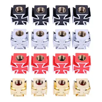 

4pcs/lot Universal Auto Bike Tire Wheel Valve Caps Covers Cross Style Bicycle Motorcycle ATV Wheel Tyre Stem Caps Car Styling