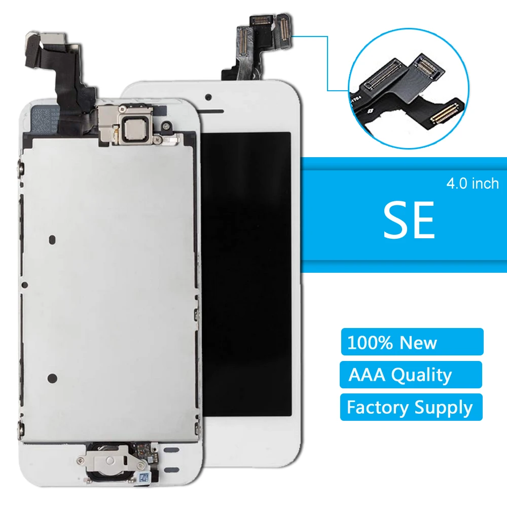 

Full Assembly LCD Screen for iPhone SE Touch Screen Display Digitizer for iPhone SE Screen Replacement Complete + Home Button