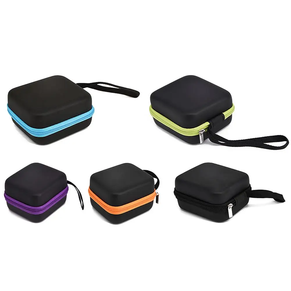 7 وحدات 5 ملليلتر الضروري النفط تخزين حقيبة زجاجات الروائح الحاويات سستة المحمولة صناديق أداة