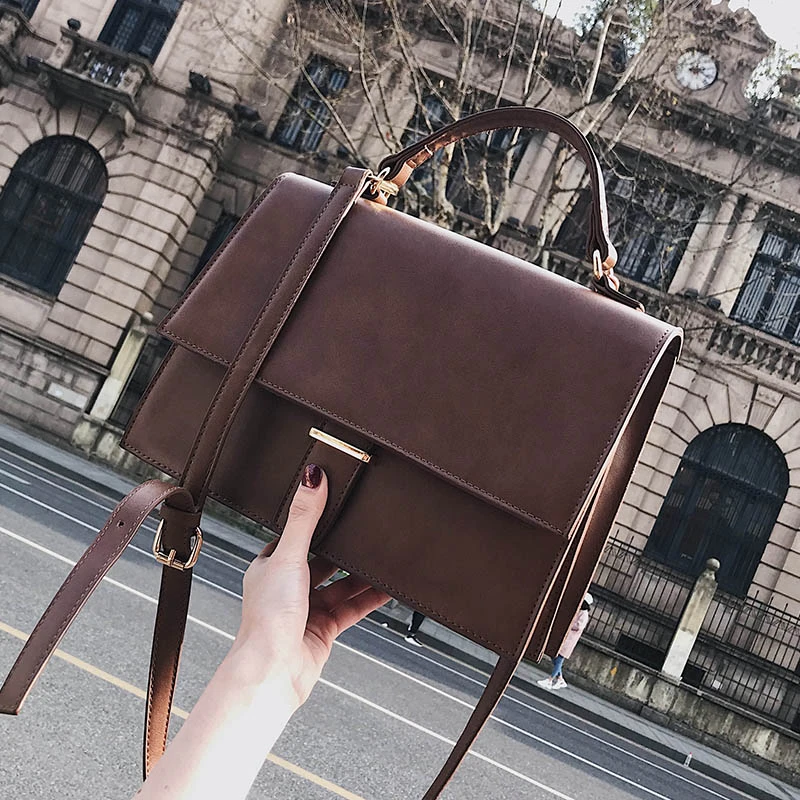 21 клубный бренд средний портфель повседневная винтажная модная Женская рабочая