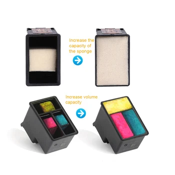 

New 21XL 22XL Replacement Inkjet Print Cartridge Compatible HP C9351A F2100 2180 3915 3930 DOM668