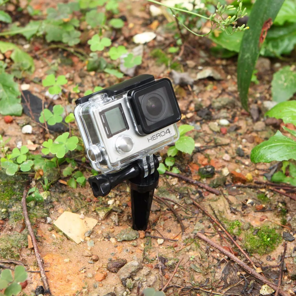 Ground Spike Mount Mini Tripod Pole Stake Anchor Hand Grip Holder For Gopro Hero 33+45 Session Xiaoyi Action Camera (7)