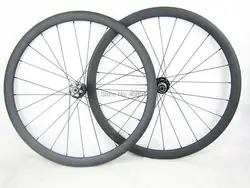 38 мм углерода колеса велосипеда для дорожного велосипеда 20,5 мм ширина Новатек 711/771/791 дисковый тормоз центр 700C 24/28/32 отверстия велосипед