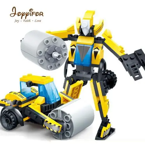 8В1 643 шт. Инженерная трансформирующая модель Mech робот совместимая фигурка строительные блоки игрушки для детей