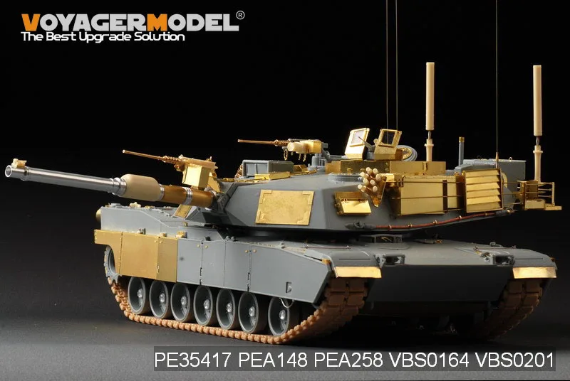 Kit de Gravação de Metal Hobby-modelo Voyager Modelo Abrams Main War Tank Atualizado Knl Pe35417 12 Brinquedos e hobbies