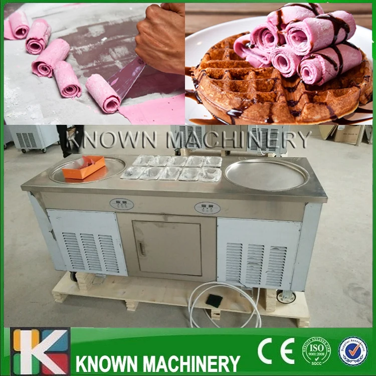 Fried ice cream roller machine