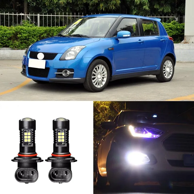 

2x Canbus H11 3030 21SMD LED DRL Daytime Running Fog Lights Bulbs Fit For Suzuki Swift 2005-2013