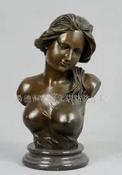 Подписанный обнаженный бондаж леди бронзовая скульптура статуя фигурка Эротическое искусство девушка бронзовое искусство LRG украшение