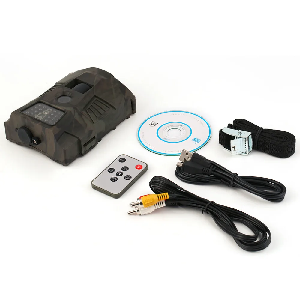 

HT-001 12MP 60 Degrees Detection Angle Wildlife Hunting Camera 720P Outdoor Digital Hunting Trail Camera Without LCD