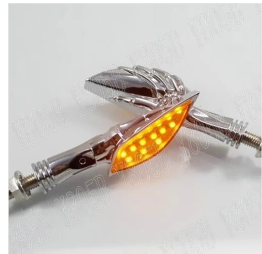 Светодиодный поворотник с черепом для Honda REBEL CMX 250 CA125 450 VTX1300 SHADOW MAGNA VF 750 Spirit Saber Aero