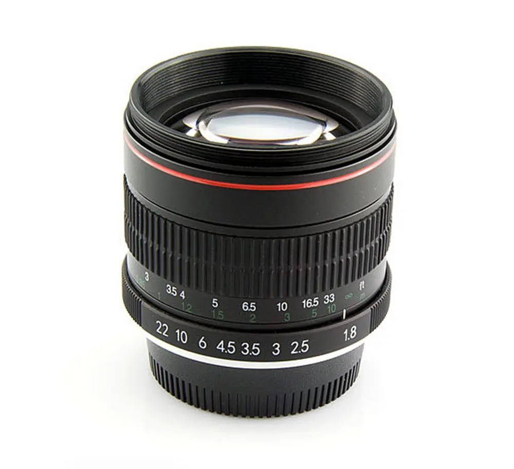 Телеобъектив 85 мм f1.8 f/1 8 для камеры canon 60d nikon d3 d4 d90 d500 d600 D800 D700 D750 D5100 D3100