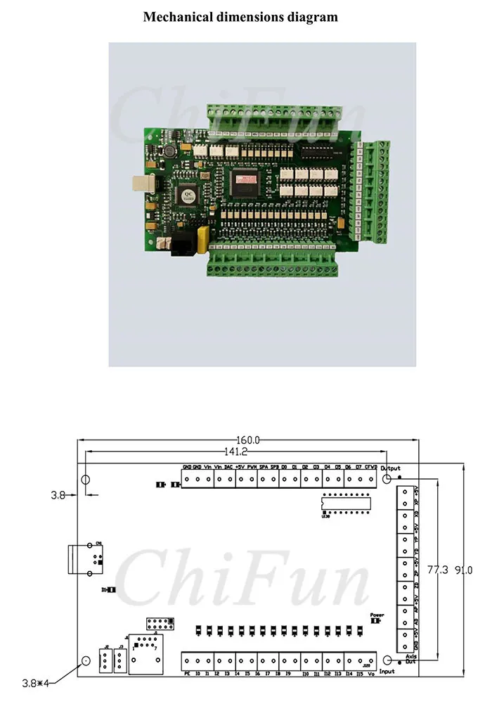 USB ЧПУ Mach3 гравировальная машина управления CNC фрезерный станок motion контрольная карта 3 оси с оболочкой