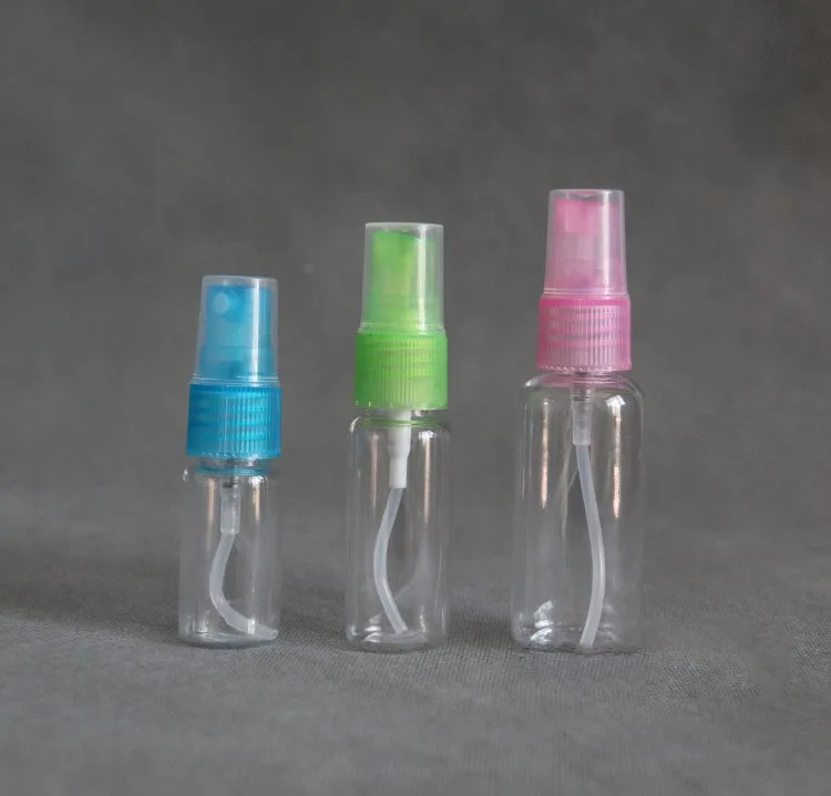 10 мл пластиковая бутылка-спрей маленький прозрачный флакон с пульверизатором для путешествий многоразовая бутылка ПЭТ большая емкость Многоцветный 200 шт./лот