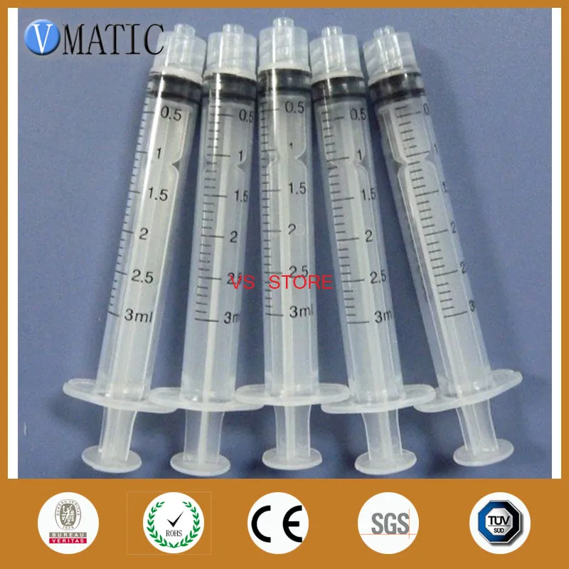 

Free Shipping Non Sterilized 20 Pcs 3ml 3cc Plastic Liquid Dispensing Syringe Industrial Glue Syringe