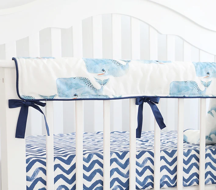 Baby Crib Rail Cover Long Crib Rail Guard Baby Teething Cover Protector