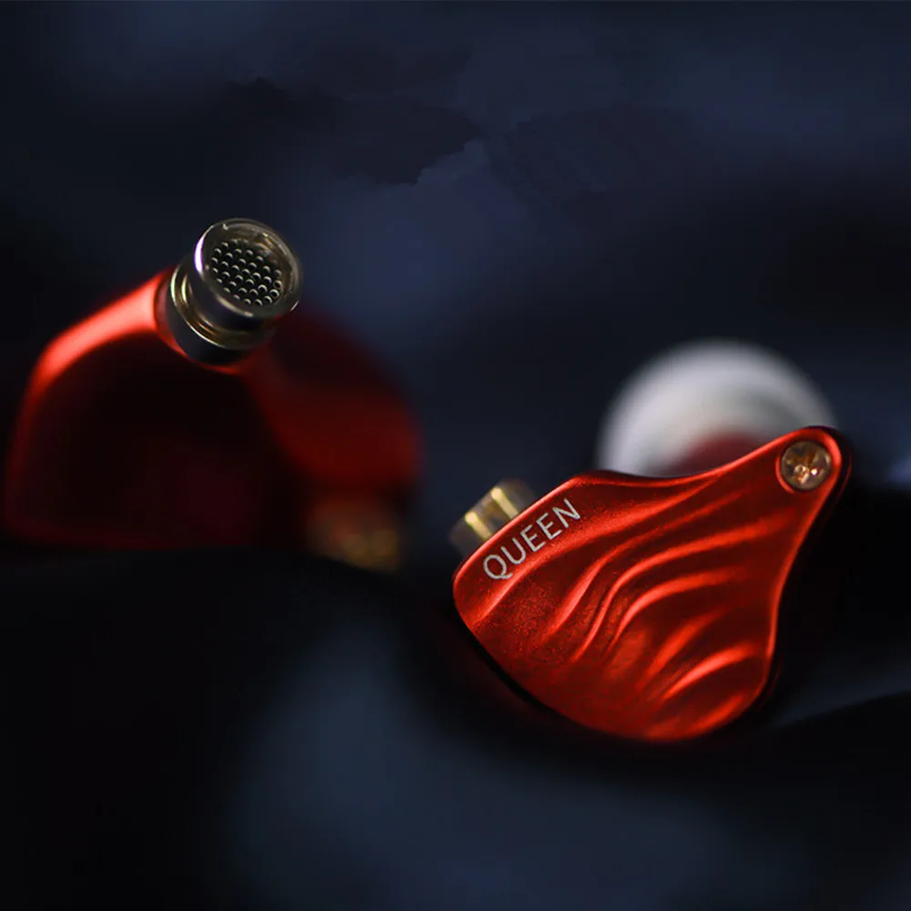 Металлические Hi Fi наушники TFZ QUEEN с 2 контактным интерфейсом IEM 3 5 мм вкладыши для