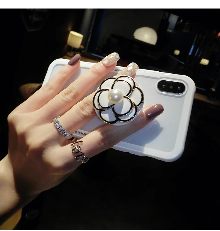 Чехол для iPhone XS Max XR X Camellia Flower подставка разворачивания чехол 8 7 6S 6 Plus SE 5s 5| |