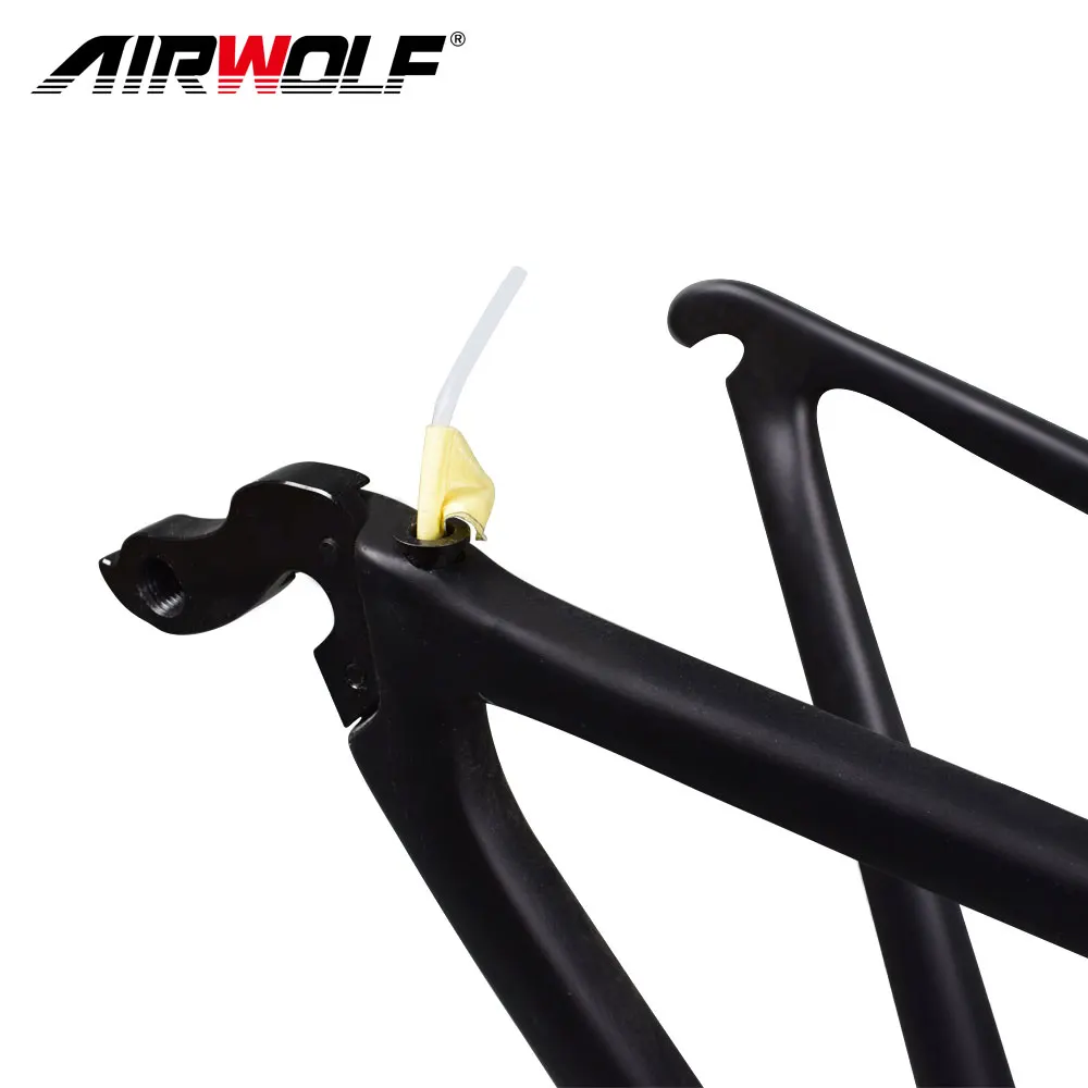 Flash Deal Airwolf new carbon road frame only 787g ultralight carbon bike frame with fork/seatpost/headsets Chinese bicicleta carbon frame 5