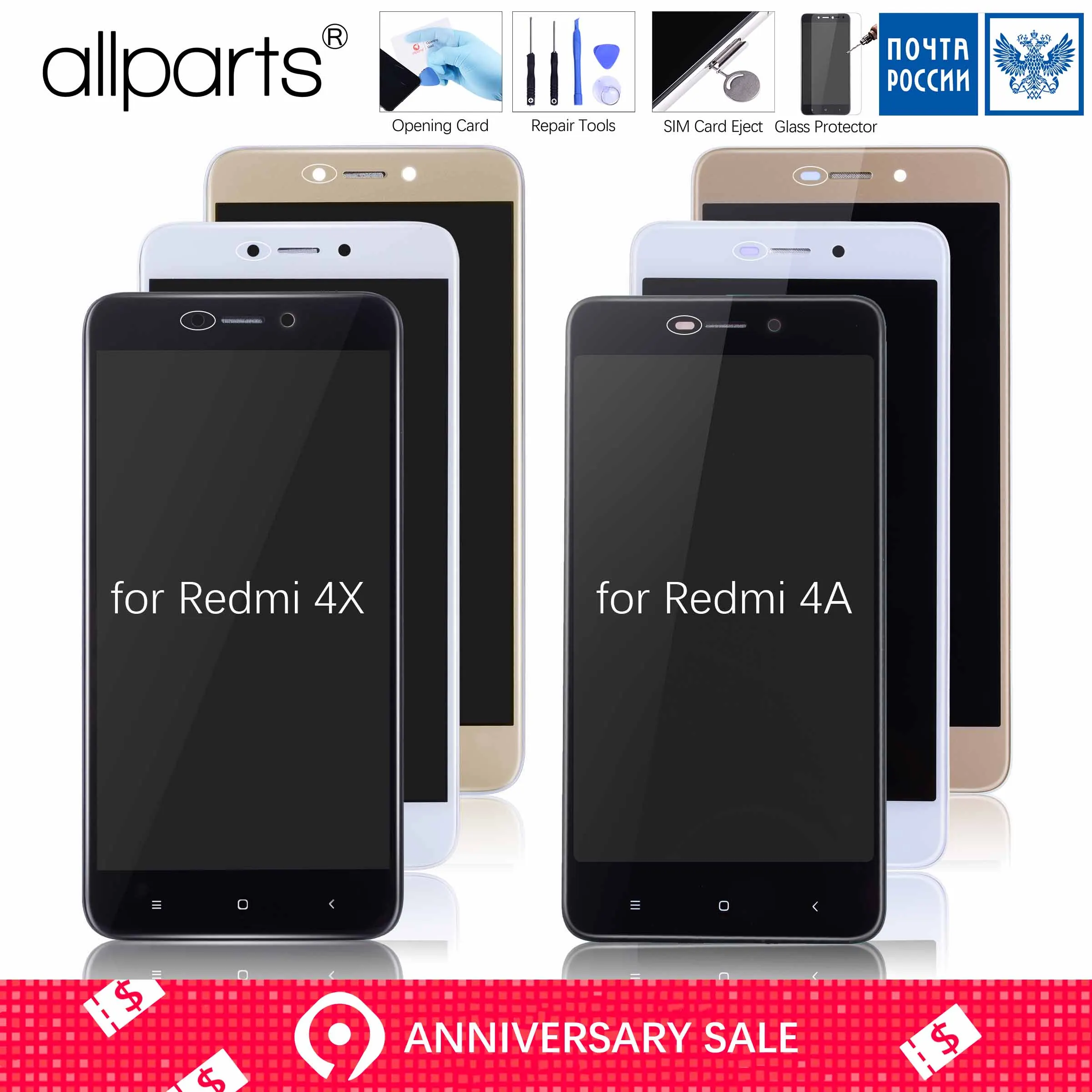 

Original Display For Xiaomi Redmi 4X Display Touch Screen LCD For Xiaomi Redmi 4A LCD Display Assembly with Frame 4X LCD Display