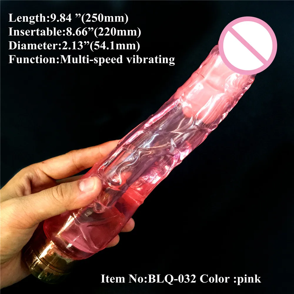 Multi speed Vibrating or not 7-10 inch Long insertable Big Dildo Vibrator Dick Dong Penis sex toy sex products for woman