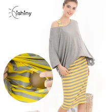 Hishiny для беременных женщин летнее платье без рукавов Ночная Рубашка Грудное вскармливание и кормящих женщин платья 2 шт. Одежда для беременных