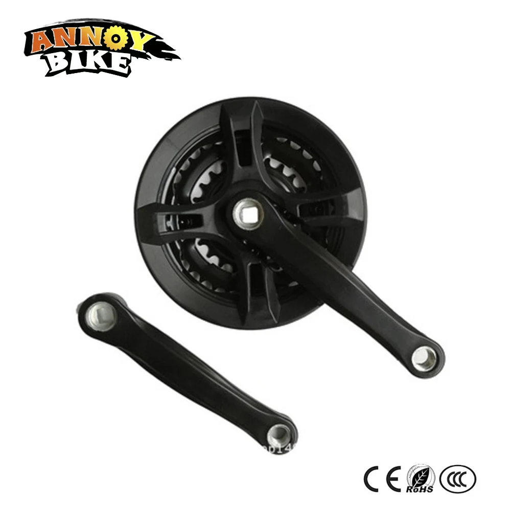 Mountain Bike 42T Crank Iron Crankset Alloy Bicycle Crank Chain Wheel