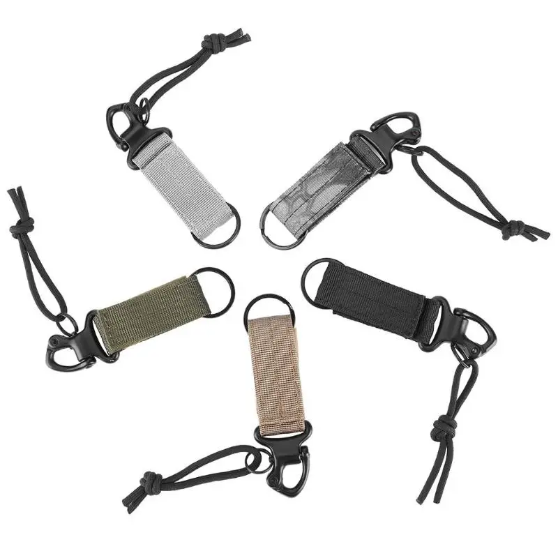 Outdoor Molle Nylon Webbing Belt Clip Key Hook Backpack Hanging Key ...