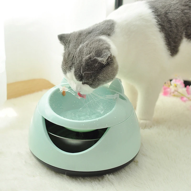 Automatic Luminous Pets Water Fountain For Cats Fountain Dogs USB Electric Water Dispenser Drinking Bowls For A Cat