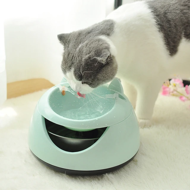 Automatic Luminous Pets Water Fountain for cats Fountain dogs USB