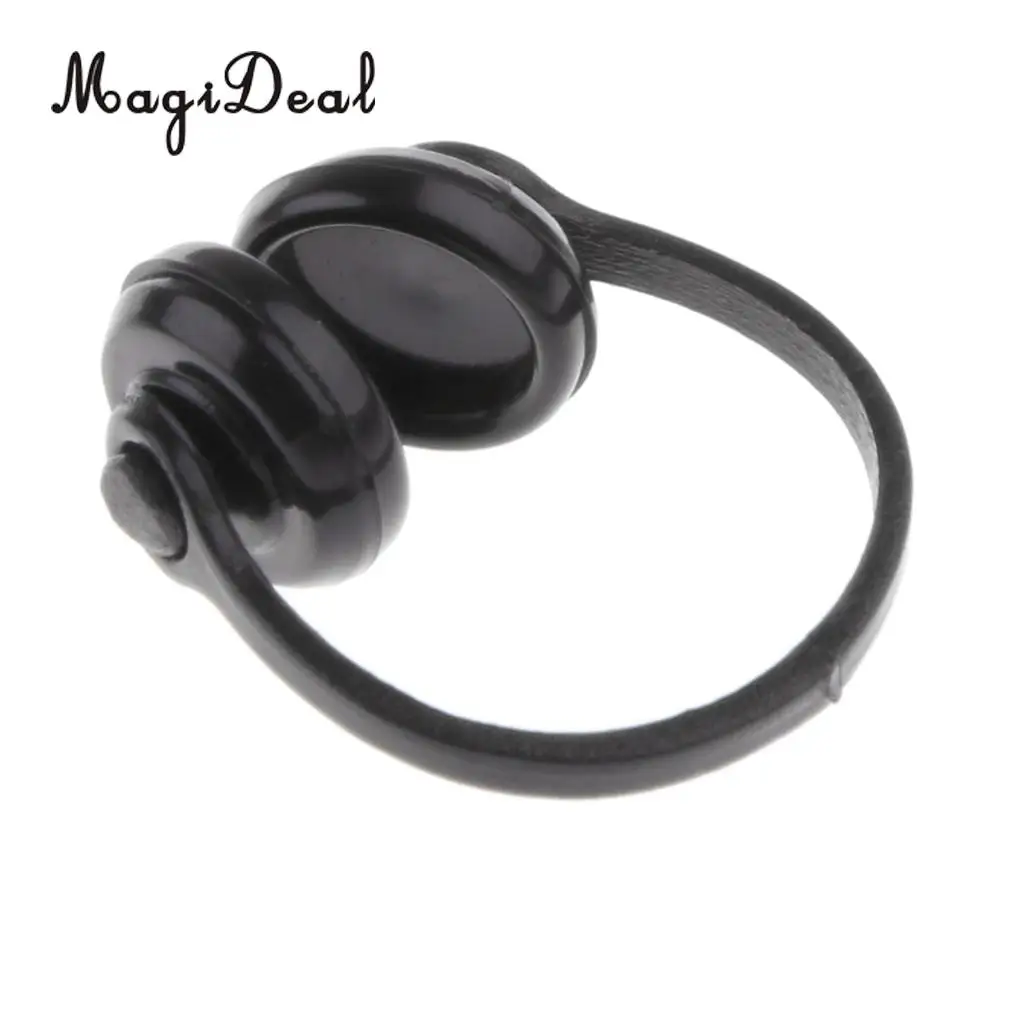 2Pcs Highly Detailed Wireless Earphone Headphones Model for Dollhouse Miniature Decor Dolls Accs Children Toys
