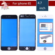 For iPhone 6S Touch Screen Digitizer Lens Front glass LCD panel with frame bezel for iphone6S LCD External GLASS Replacement For iPhone 6S Touch Screen Digitizer Lens Front glass LCD panel with frame bezel for iphone6S LCD External GLASS Replacement