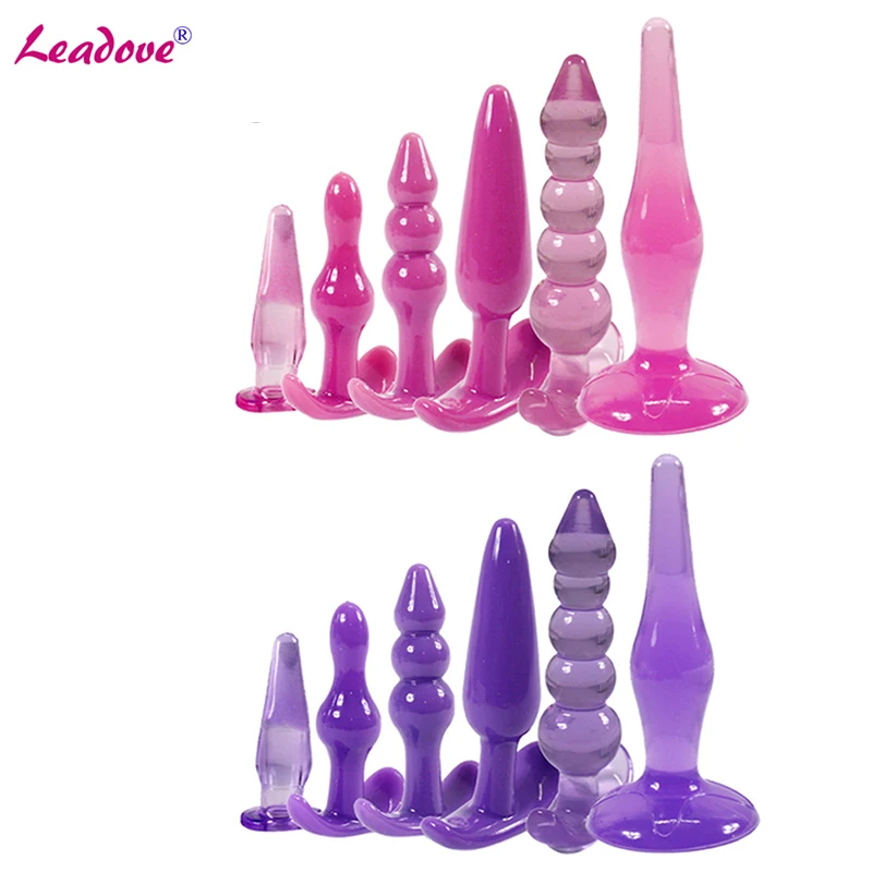 6Pcs-Set-Silicone-Anal-Plugs-Prostate-Massager-Anal-Dildo-Butt-Plug-Anal-Plug-Beads-Adult-Anal