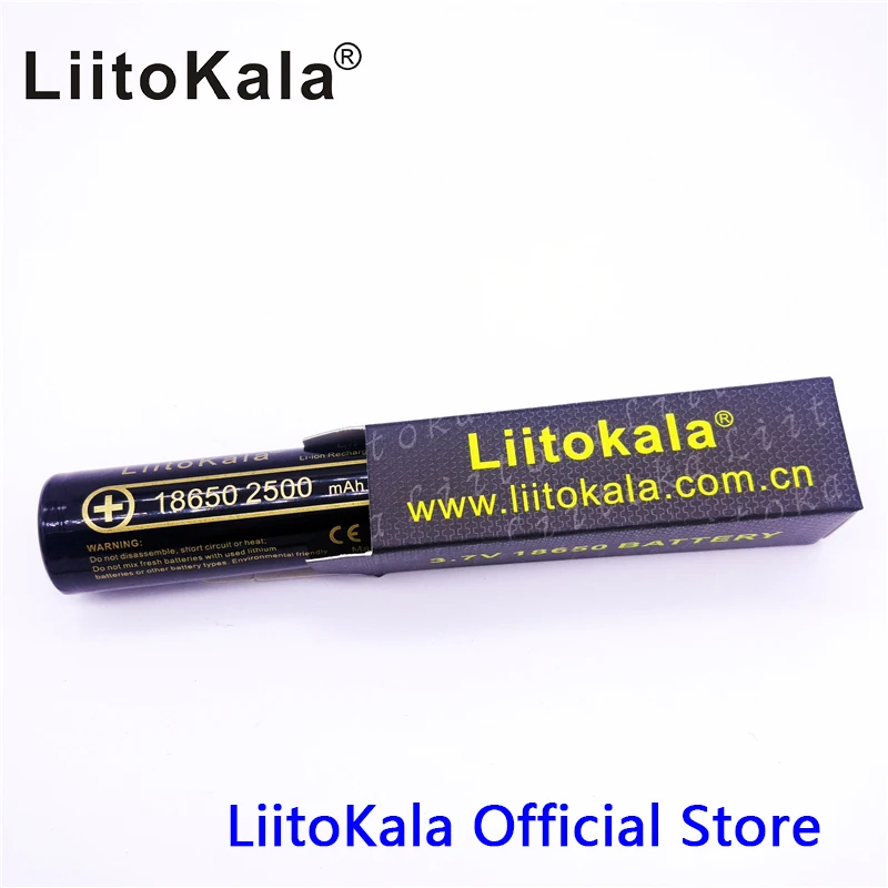 1-10 шт HK LiitoKala Lii-25A 3,6 V 18650 2500mAh литий-ионный аккумулятор 20A разряда для электронной сигареты
