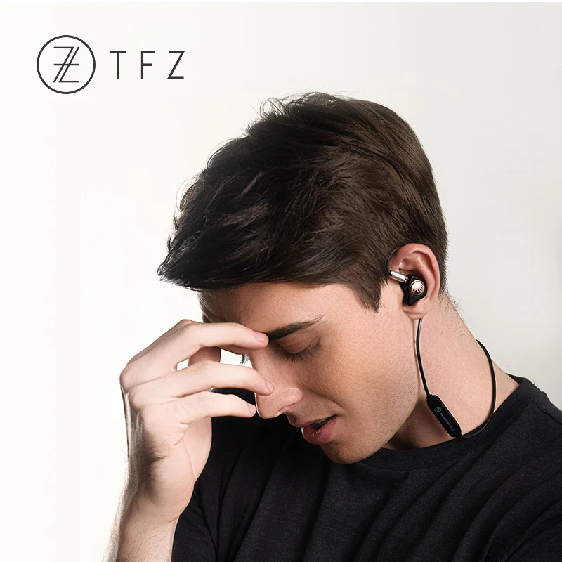 Беспроводные Hi Fi наушники TFZ AIR KING Bluetooth вкладыши IEM с 2 контактным/0 78 мм съемными