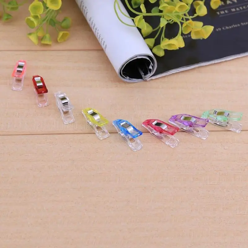 

20/50Pcs Mixed Plastic Holder for DIY Patchwork Fabric Quilting Craft Sewing Knitting Clips Home Office Supply