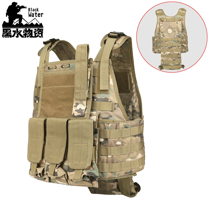 

CP Camo tactical vest hydration pack multi-function lightweight Military Protective Equipment Combat vest