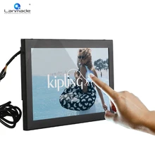 Высококонтрастный DC 12 вольт видеопроигрыватель lcd монитор 10,1 дюймов резистивный сенсорный монитор