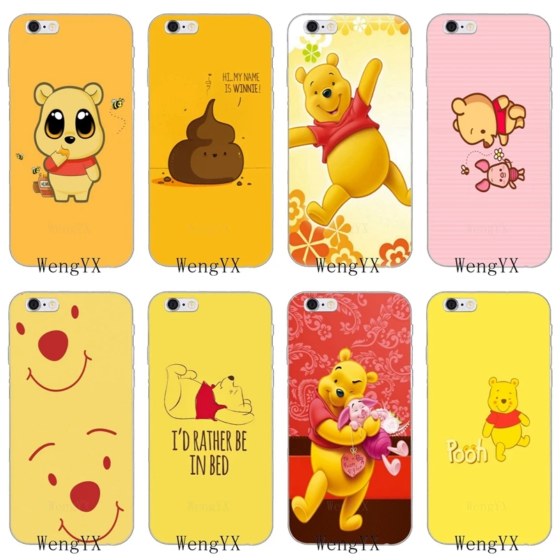 

cute cartoon Winnie the Pooh tpu Soft case For Samsung Galaxy A10 A30 A40 A50 A60 A70 A5 A6 A7 A8 A9 J8 J4 J6 prime plus 2018