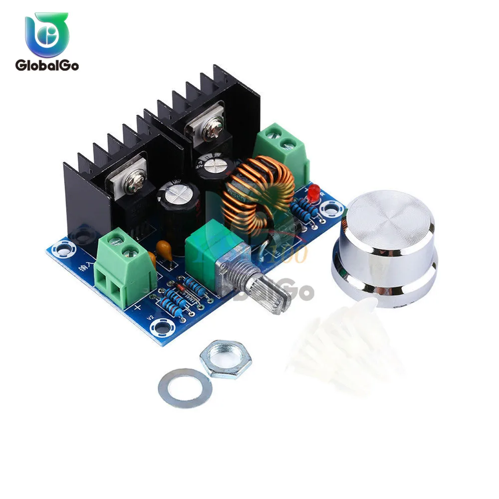 

Mini DC-DC 4-40V To 1.25-36V 8A Step Down Power Module Voltage Buck Converter Adjustable Voltage Module Electrolytic