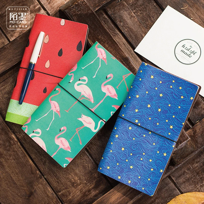 

Printed 8 Styles Japan Creative Kawaii Cute Cartoon Diy Notebook Leather Bound Travel Journal Diary Planner Agenda Gifts
